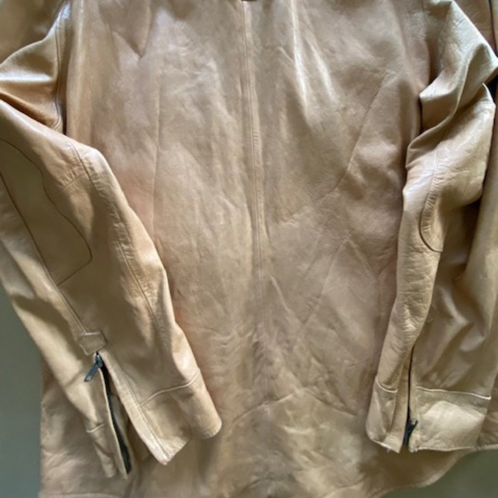 Daniel Cremieux Leather Shirt Jacket - Picture 14 of 14